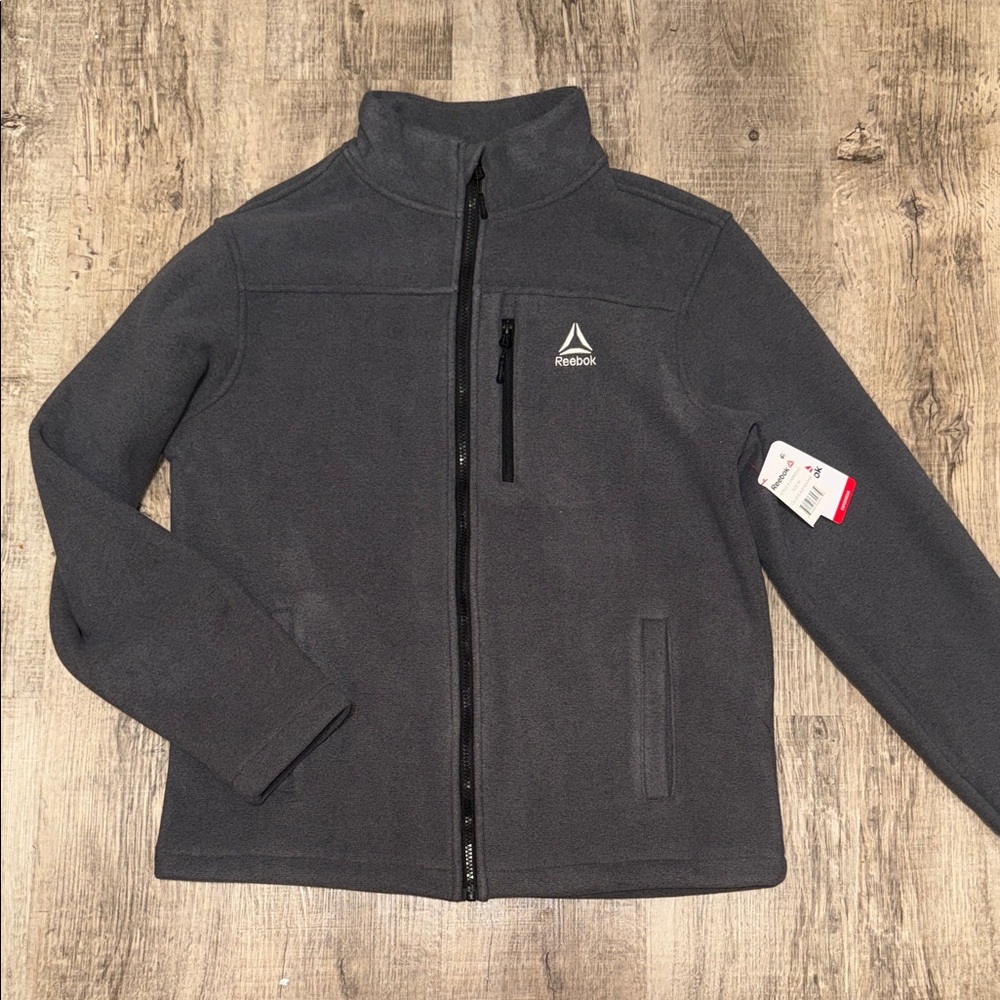 Reebok Charcoal Zip-Up Jacket